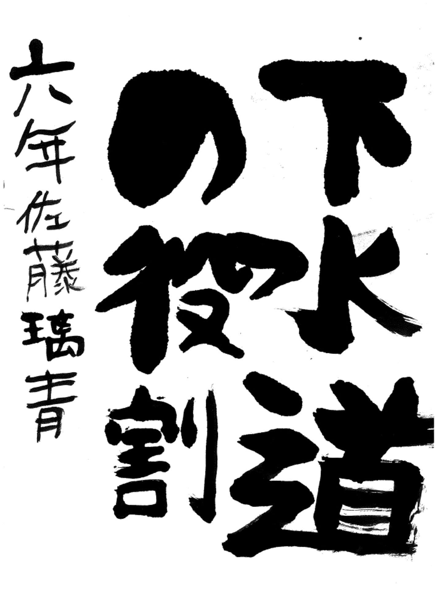 藤代小学校6年 佐藤 璃青 (さとう りはる)